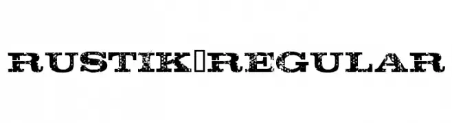 Rustik-Regular  フリーフォントのダウンロード