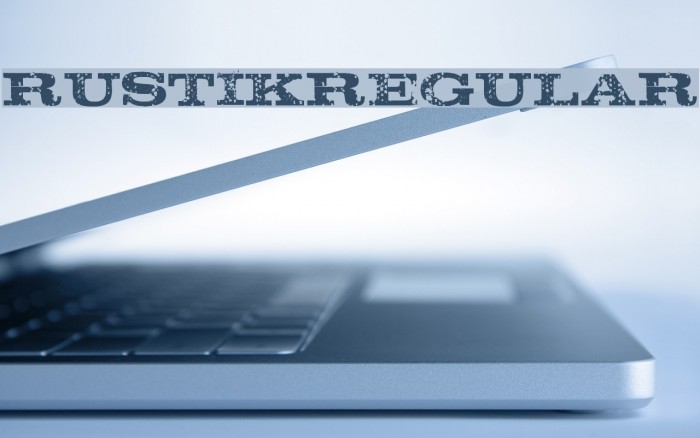 Rustik-Regular Example 1