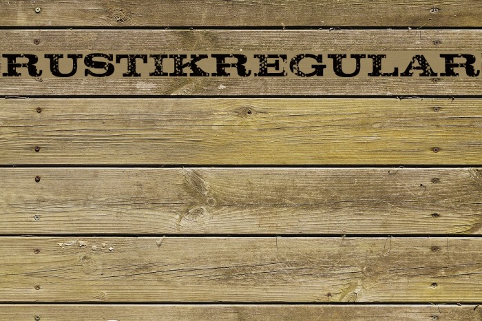 Rustik-Regular Example 2