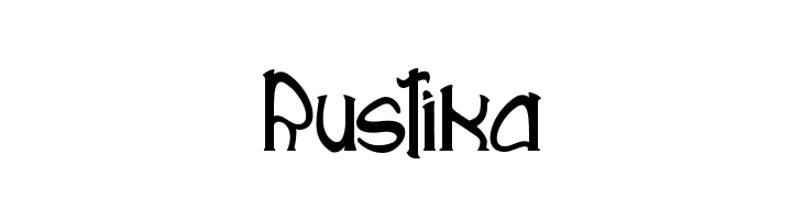 Rustika  font caratteri gratis
