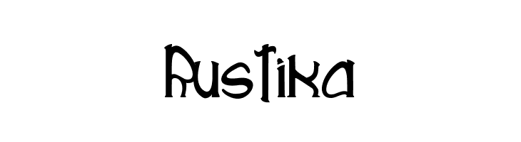 Rustika  フリーフォントのダウンロード