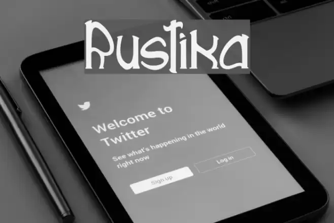 Rustika Font examples