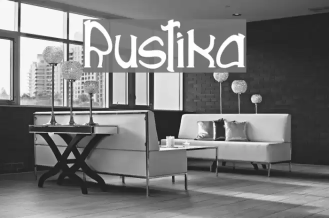 Rustika Font examples
