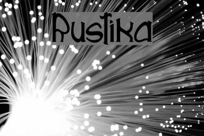 Rustika Font examples