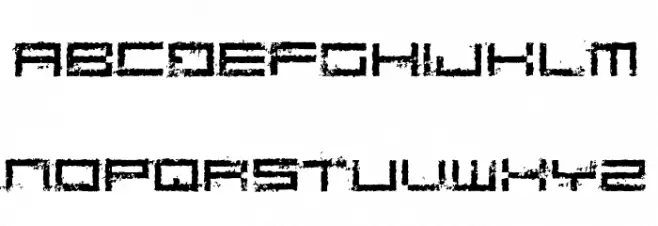 Rusting Robotica Fuentes MINÚSCULAS