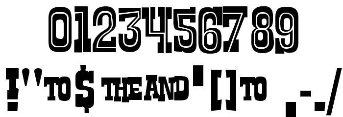 Rustler Fancy Font OTHER CHARS