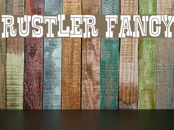 Rustler Fancy Font examples
