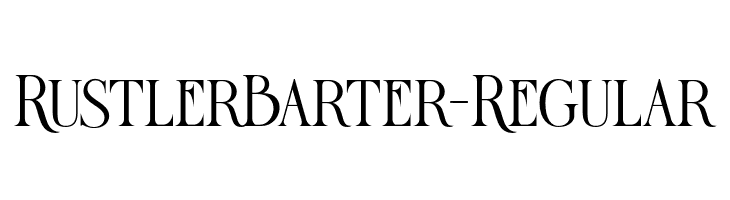 RustlerBarter-Regular  لخطوط تنزيل