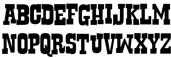 Rustler Font LOWERCASE