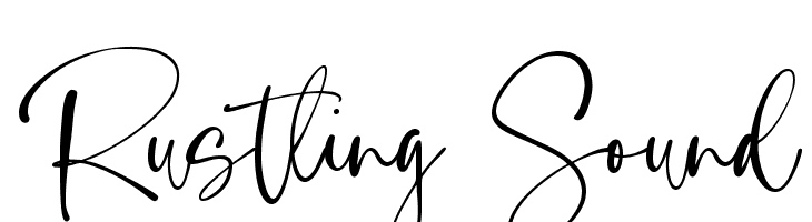 Rustling Sound  Free Fonts Download