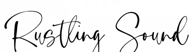 Rustling Sound  Fuentes Gratis Descargar