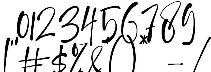 Rustling Sound Font OTHER CHARS