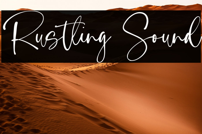 Rustling Sound Example 1