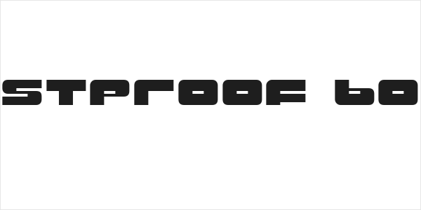 Rustproof Body Logo
