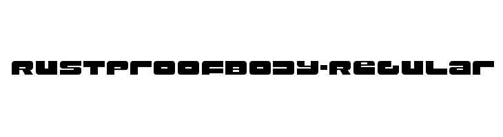 RustproofBody-Regular  नि: शुल्क फ़ॉन्ट्स डाउनलोड