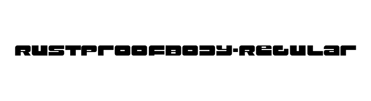 RustproofBody-Regular  font caratteri gratis