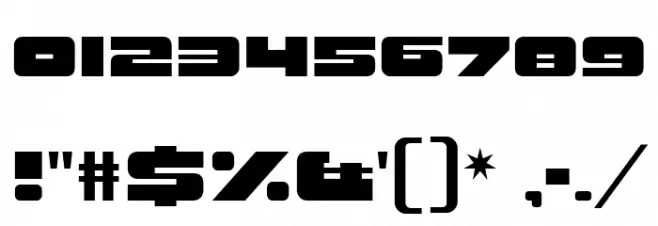 RustproofBody-Regular Font OTHER CHARS