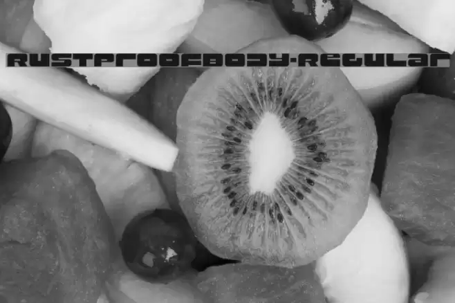 RustproofBody-Regular Font examples