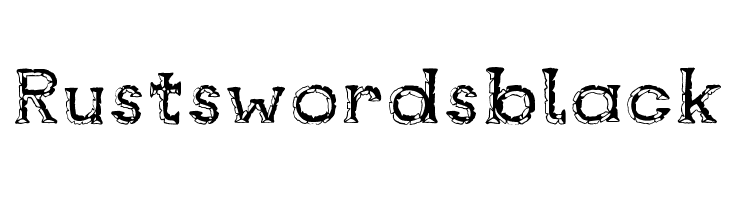Rustswordsblack  Free Fonts Download