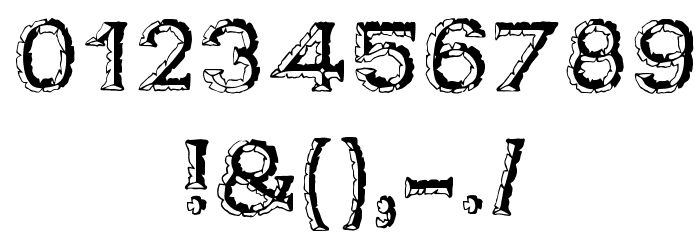 Rustswordsblack Font OTHER CHARS
