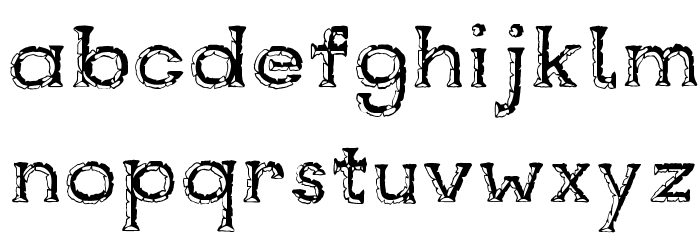 Rustswordsblack Font LOWERCASE