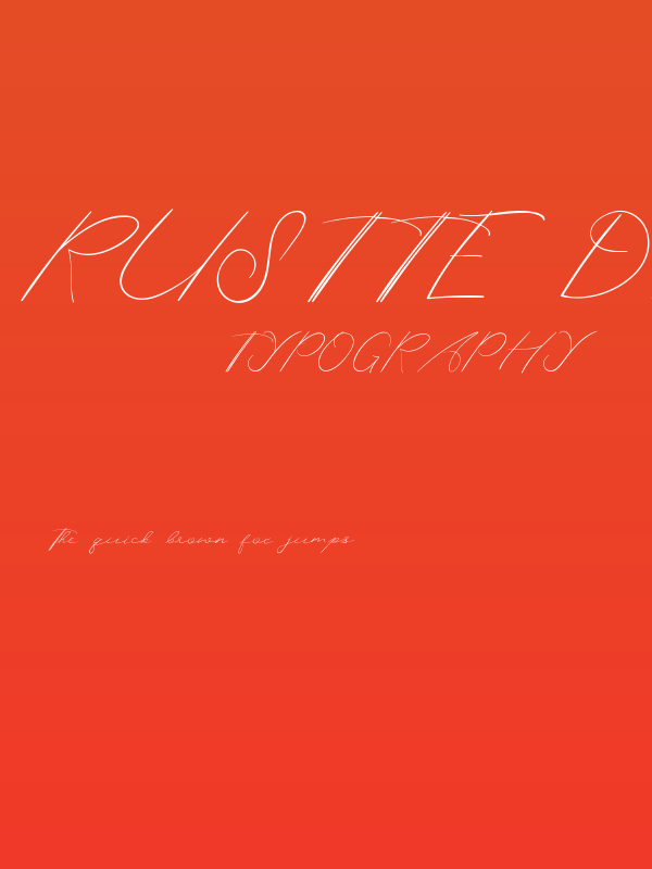 Rustte Demo Poster