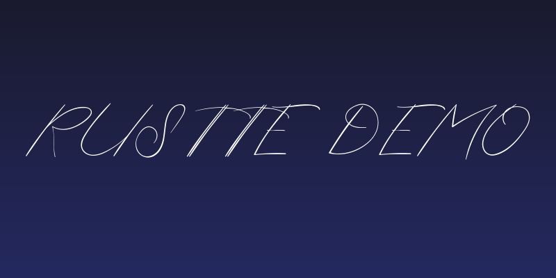 Rustte Demo Social Header