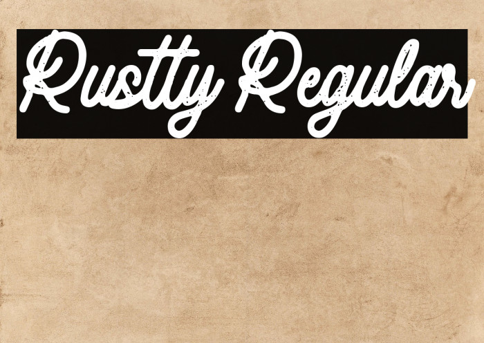 Rustty Regular Example 3