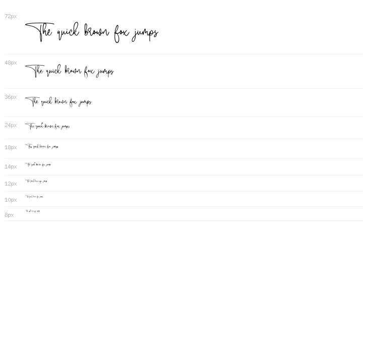 Rusty Cellair Free Font Regular Waterfall