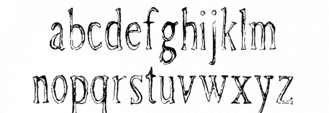 Rusty Fever_Condensed Regular फ़ॉन्ट लोअरकेस