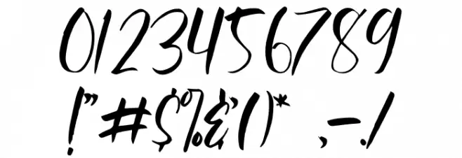 Rusty Frozee Font OTHER CHARS