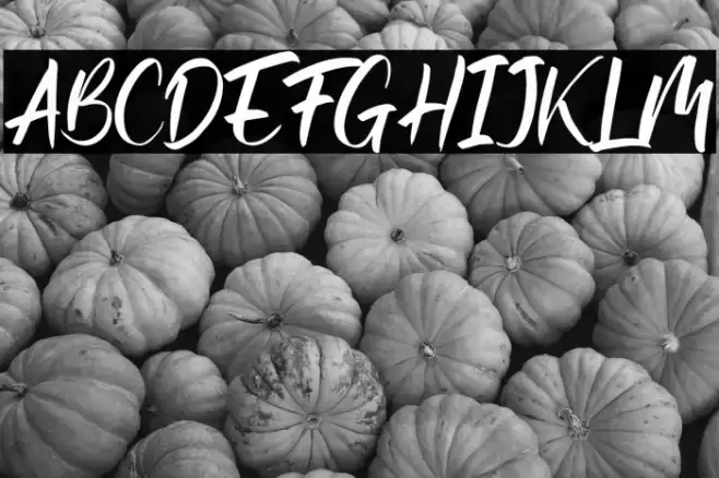 Rusty Frozee Font examples