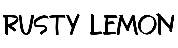 Rusty Lemon  नि: शुल्क फ़ॉन्ट्स डाउनलोड