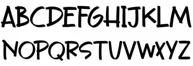 Rusty Lemon Schriftart Groß