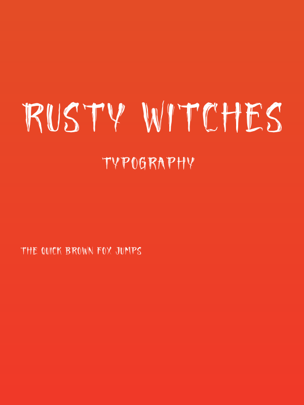 Rusty Witches Poster