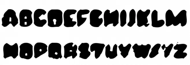 Rusty Schriftart Groß