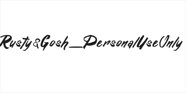 Rusty&Gosh_PersonalUseOnly Logo