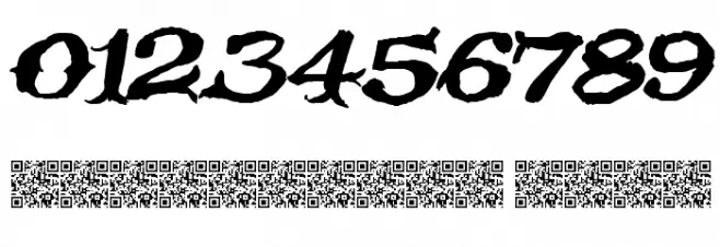 RustyNail Font OTHER CHARS