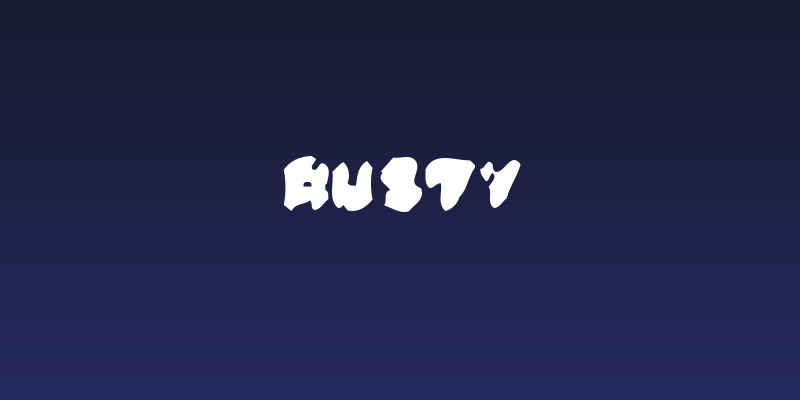 Rusty Social Header