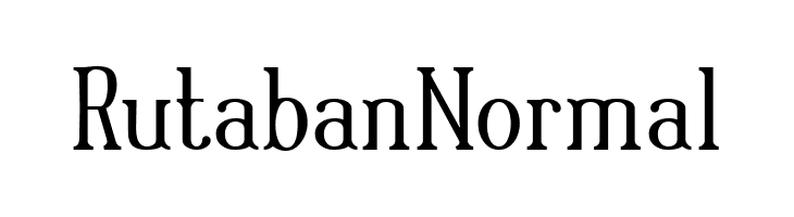 Rutaban Normal  Free Fonts Download
