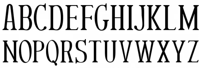 Rutaban Normal Schriftart Groß
