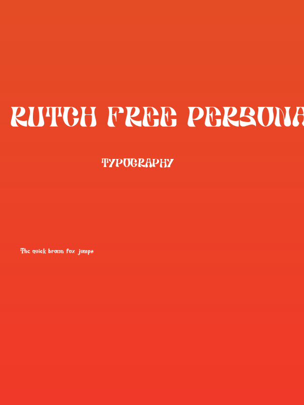 Rutch Free Personal Use  Reg Poster