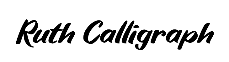 Ruth Calligraph  नि: शुल्क फ़ॉन्ट्स डाउनलोड