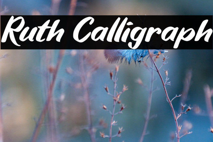 Ruth Calligraph Example 1
