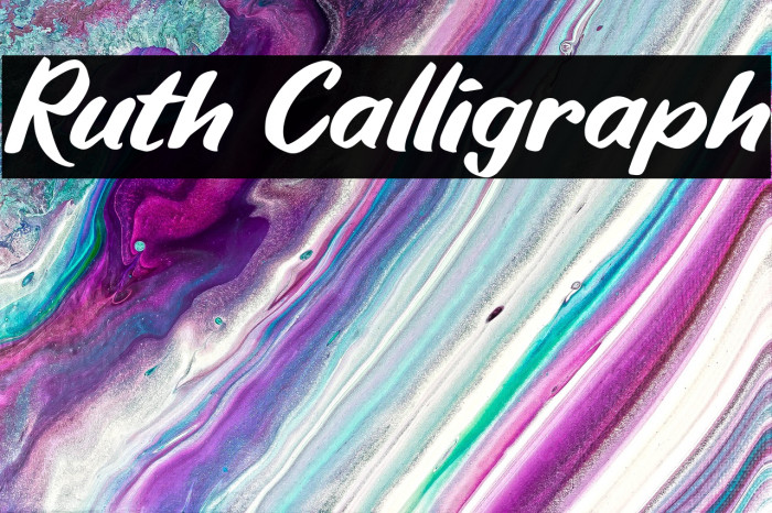 Ruth Calligraph Example 3