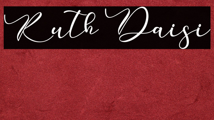 Ruth Daisi Example 2