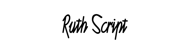 Ruth Script  font caratteri gratis