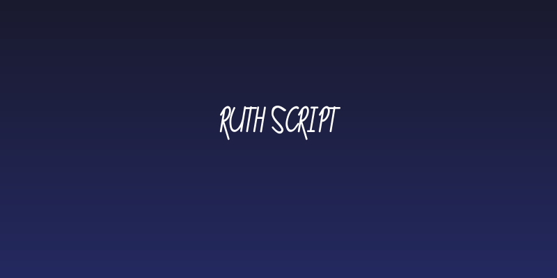 Ruth Script Social Header