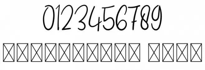 Ruth Signature Personal Use Font OTHER CHARS