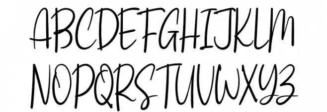 Ruth Signature Personal Use Fonte MAIÚSCULAS